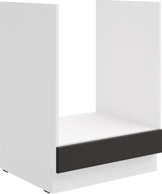 Produktbild von Herdunterschrank 60 cm Stilo Grau Weiss Küchenzeile Küchenblock Küche Landhaus