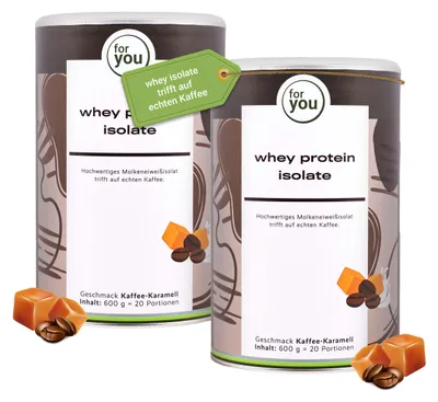 Obrázek produktu pro pro vás syrovátkový proteinový izolát - Kaffee-Karamell Doppelpack