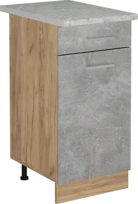 Immagine prodotto di Mobiletto base per cucina Vicco R-Line Calcestruzzo 40 cm PL Marmo, Model 54082