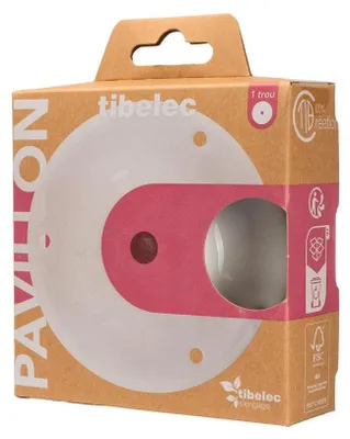 Produktbild von TIBELEC 105 mm weißer Keramikpavillon