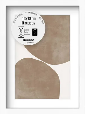 Zdjęcie produktu dla accent by nielsen drewniana ramka na zdjęcia Aura, 13x18 cm, biała