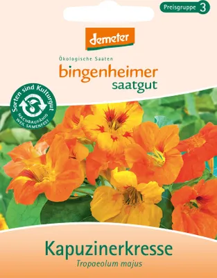 Produktbild von Bingenheimer Saatgut Kapuzinerkresse rankend 1 Stück