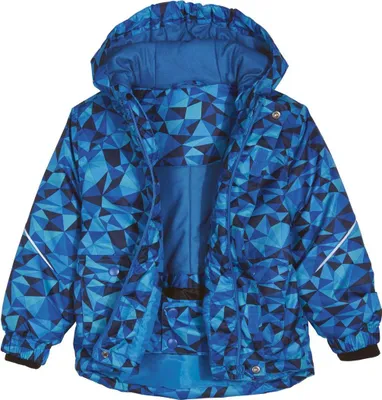 Produktbild von LUPILU Kleinkinder Jungen Schneejacke Winterjacke Jacke Blau Dreieck 86/92