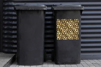 Produktbild von MuchoWow® - Abfall-Aufkleber - Container - für Abfallcontainer
