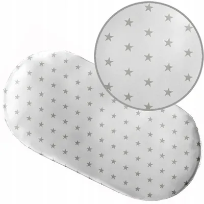 Produktbild von Spannbettlaken mit Gummizug 38x80 cm für Kinderwagen Moseskorb Wiege 100% Baumwolle