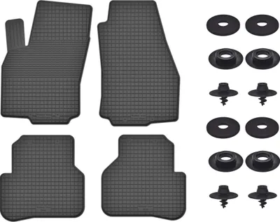 Produktbild von Gummimatten Mit Stoppern Für: Fiat Fiorino Iii (2007-2017) Schwarz Set
