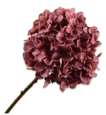 Produktbild von Silk-ka Kunstblume – Seidenblumen-Hortensienstiel, rosa, 70 cm