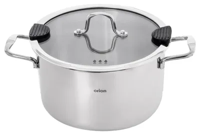 Image de Casserole avec couvercle - 22 cm - 4,3 litres - Acier inoxydable