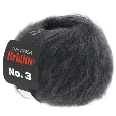 Produktbild von Lana Grossa Brigitte No.3 011 Anthrazit 25g