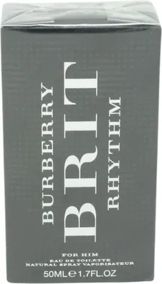 Produktbild von Burberry Brit Rhythm, Männer, 50 ml, Basilikum, Kardamomsamen, Wacholder, Leder, Patschuli, Zedernholz, Weihrauch, Tonka-Bohne, Spray