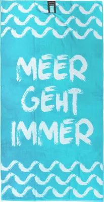 Produktbild von jilda-tex Strandtuch/Badetuch (Meer Geht Immer) 90x180cm