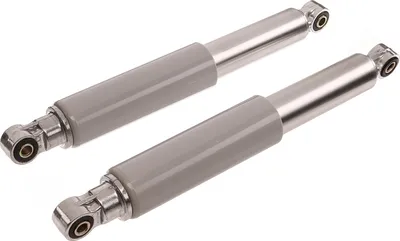 Immagine prodotto di Set: puntoni anteriori, 307 mm, grigio con manicotto in alluminio - Simson KR51 Schwalbe, SR4-2 Star, SR4-3 Sparber, SR4-4 Hawk