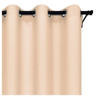 Obrázek produktu pro Neprůhledná záclona s očky, rozměry: 140x250 cm, barva: Béžová
