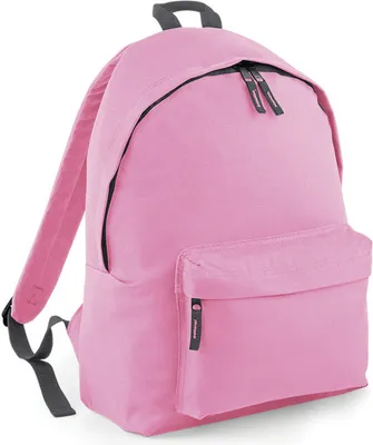 Produktbild von BagBase BG125 | Original Fashion Backpack / Rucksack | 31 x 42 x 21 cm - Farbe: Classic Pink/Graphite Grey - Größe: 31 x 42 x 21 cm