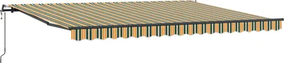 Obrázok produktu pre Zatemniteľná markíza Zelená a žltá 450 × 350 cm