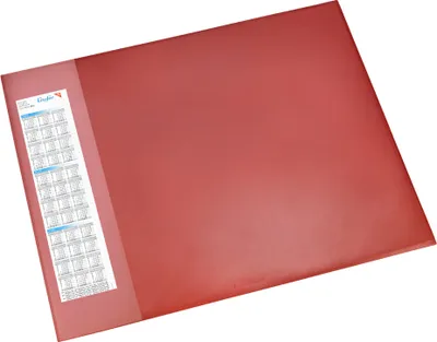 Produktbild von Läufer Schreibunterlage DURELLA D1 520 x 650 mm rot