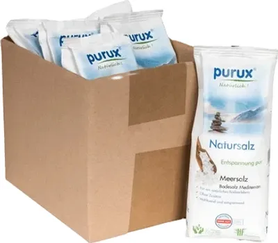 Produktbild von 6 x 1 Kg Mediterran Badesalz Natur Salz Badezusatz Meersalz