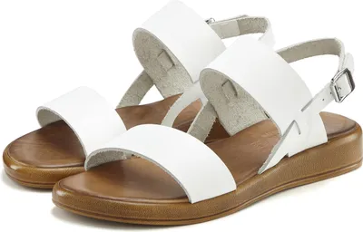 Produktbild von LASCANA Sandale Sommerschuh, Riemchensandale, offener Schuh weiß/weiß Größe 37