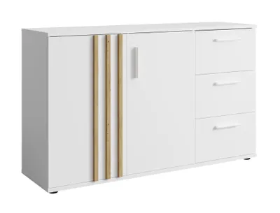 Produktbild von AX LIVING Kommode mit Schubladen Turell 2T3S – 120 cm, Weiß