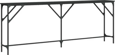 Obrázek produktu pro vidaXL Konzolový stůl černý 200x29x75 cm Dřevěný materiál