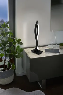 Obrázok produktu pre Stolná LED lampa 11,5 W 1280 lm 3000 K H 46 cm Lasana 3 čierna/biela