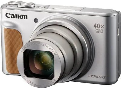 Produktbild von Canon PowerShot SX740 HS Lite Edition Travel, 20,3 MP, 5184 x 3888 Pixel, CMOS, 40x, 4K Ultra HD, Silber
