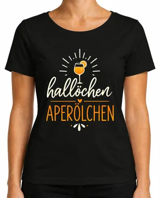 Obrázek produktu pro Ahoj Aperol Spritz, koktejl, letní párty, večer s přátelkyněmi, rozlučka se svobodou, dámské tričko, černá barva, velikost 3XL