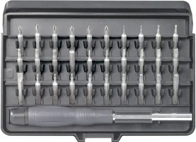 Obrázok produktu pre TOOLCRAFT 820935 Sada bitov 31-dielna s drážkou, krížovým vyhĺbením Phillips, krížovým vyhĺbením Pozidriv, šesťhrannou hlavicou, T-profil
