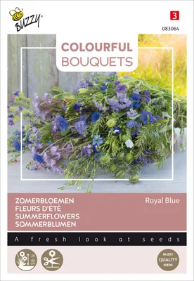 Immagine prodotto di Miscela di semi Summer Flowers Royal Blue | Flower di Buzzy Seeds