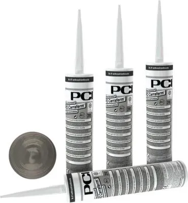 Produktbild von PCI Carraferm® Silikon Dichtstoff für Naturwerksteine zementgrau 310 ml