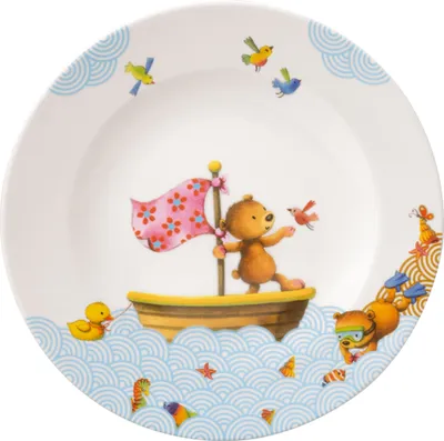 Produktbild von Villeroy & Boch Happy as a Bear Kinderteller flach 21,5 cm