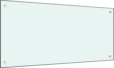 Obrázok produktu pre Kuchynská zástena, mliečna 100x50 cm, tvrdené sklo