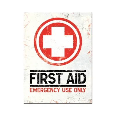 Immagine prodotto di Nostalgic-Art - Magnete 6 x 8 cm - Farmacia Nostalgica - Primo soccorso