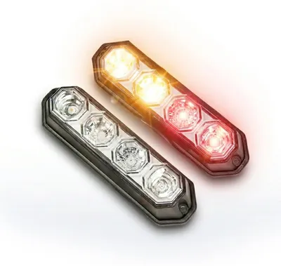 Image de 2 feux arrière LED pour remorque, gauche/droite, intégrés 12V-24V