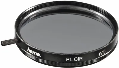 Produktbild von Hama Polarising Filter Circular, 49,0 mm, Coated, Black, 49 mm, Polarisierender Kamerafilter, rund