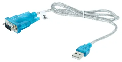 Produktbild von vhbw USB 2.0 auf Seriell Adapter für Desktopcomputer, Laptop - USB-RS232 Adapterkabel, 80 cm