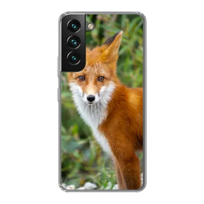 Produktbild von MuchoWow® Handyhülle Schutzhülle Hülle für Samsung Galaxy S22 Fuchs - Orange - Wald Silikon Softcase Handy Hülle - Mobiltelefonhülle