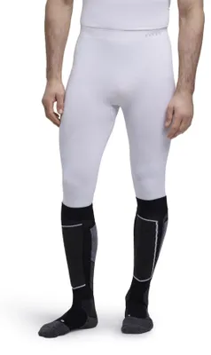 Image de FALKE - Pantalon de sous-vêtement thermique pour hommes, modèle Warm 3/4, taille M, tissu technique à séchage rapide, référence : 1 S