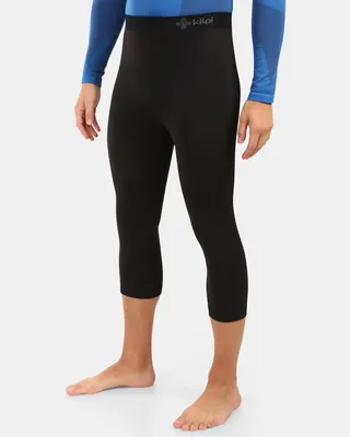 Produktbild von Nahtlose Herren-3/4-Thermohose Kilpi NIELO-M, SCHWARZ, Größe L