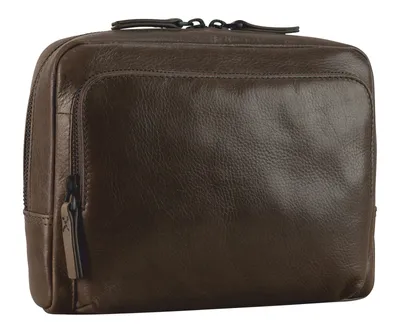 Produktbild von LEONHARD HEYDEN Leder Umhängetasche Porto Crossbody Bag Greybrown dunkelbraun
