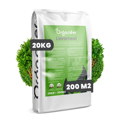 Obrázek produktu pro Lávová moučka z prvohorní horniny Eifel (20 kg – pro 200 m2) - Organifer