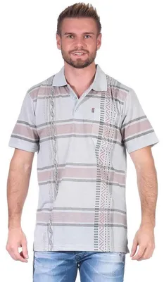 Produktbild von Herren Poloshirt T-shirt Polo-Hemd Kurzarm,  Hellgrau M