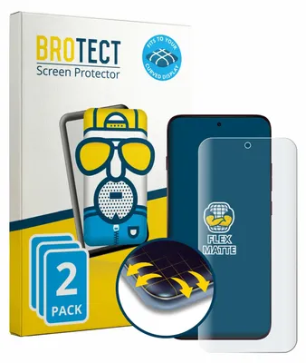 Produktbild von 2x BROTECT Fullscreen Schutzfolie für Motorola Edge 70 Pro Plus Displayschutz Folie Fullcover Matt Entspiegelungsfolie