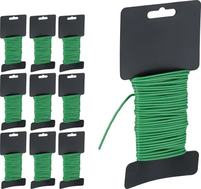 Obrázok produktu pre relaxdays sada 10 ks záhradného drôtu 2,5 mm x 10 m