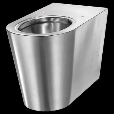 Produktbild von Delabie WC S21 P bodenst. Anschl. von hinten Edst. 1.4301 satiniert