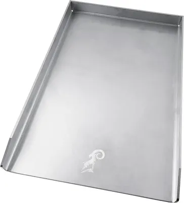 Produktbild von 10007087 Grillplatte 30 x 25 cm Universal Edelstahl Grillplatte BBQ Plancha Grillaufsatz