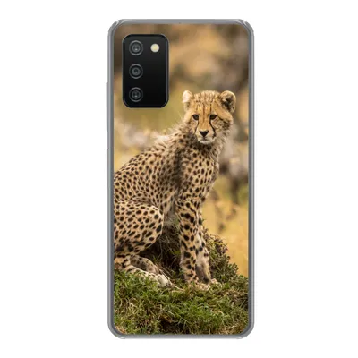 Produktbild von MuchoWow® Handyhülle Schutzhülle Hülle für Samsung Galaxy A03s Leopard - Wald - Tier Silikon Softcase Handy Hülle - Schutz