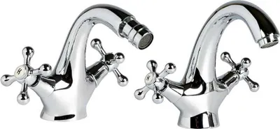 Produktbild von Kreuzgriff-Armatur für Waschtisch und Bidet| Narciso