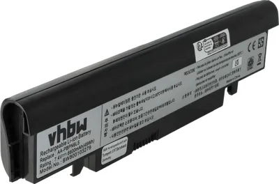 Produktbild von vhbw Akku kompatibel mit Samsung NC110, NP-NC210, NC210, NP-NC110 Notebook (6600 mAh, 7,4 V, Li-Ion)