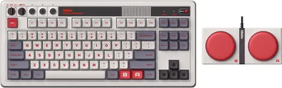 Obrázek produktu pro 8BitDo Retro Mechanical Keyboard (N Edition) + Dual Super Buttons - UK